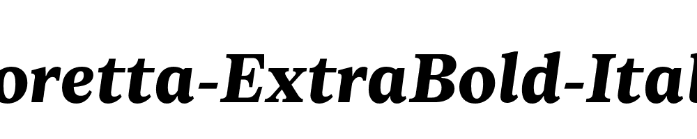 Loretta-ExtraBold-Italic