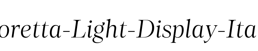 Loretta-Light-Display-Italic