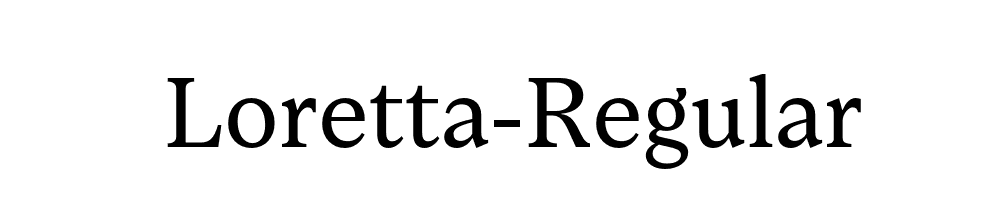 Loretta-Regular