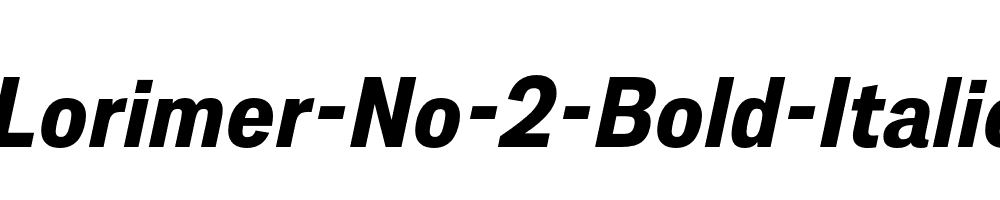 Lorimer-No-2-Bold-Italic