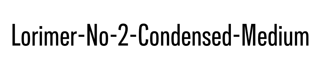 Lorimer-No-2-Condensed-Medium