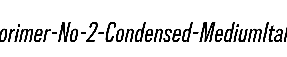 Lorimer-No-2-Condensed-MediumItalic