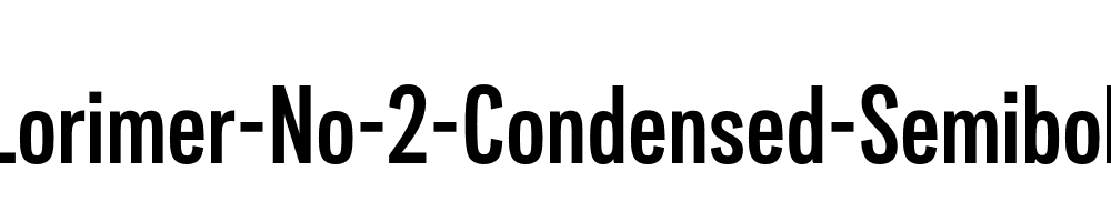 Lorimer-No-2-Condensed-Semibold