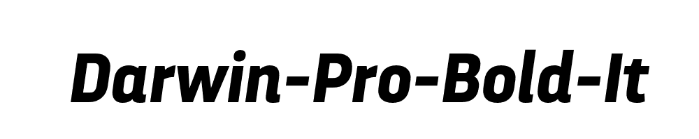 Darwin-Pro-Bold-It