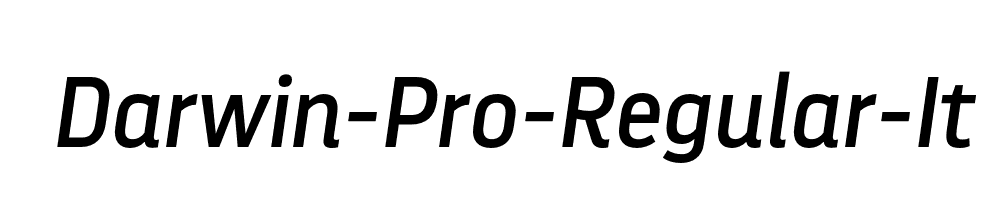 Darwin-Pro-Regular-It