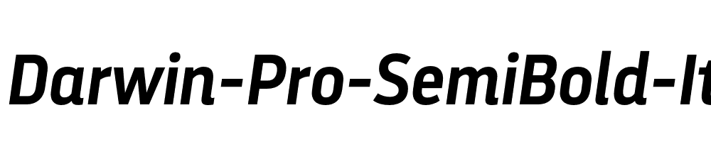 Darwin-Pro-SemiBold-It