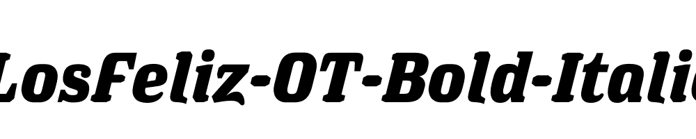 LosFeliz-OT-Bold-Italic