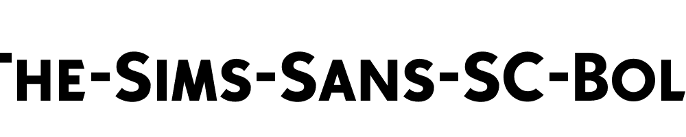 The-Sims-Sans-SC-Bold