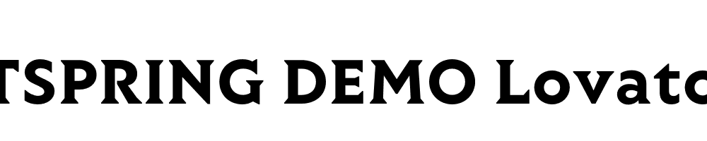  DEMO Lovato Bold