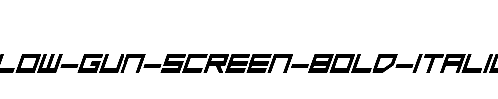 Low-Gun-Screen-Bold-Italic