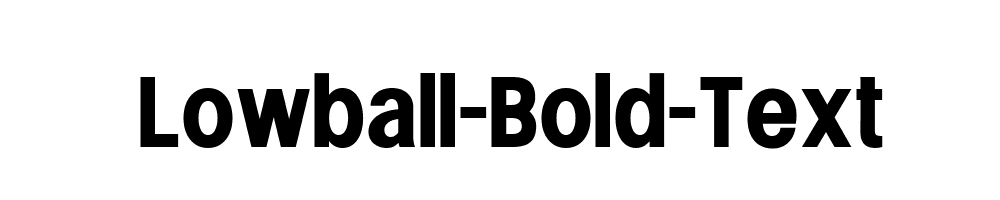 Lowball-Bold-Text