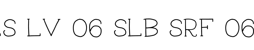 FSP DEMO LS lv 06 Slb Srf 06 Slab Serif