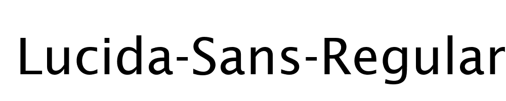 Lucida-Sans-Regular