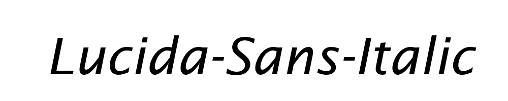 Lucida-Sans-Italic