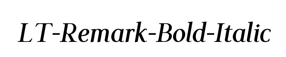 LT-Remark-Bold-Italic