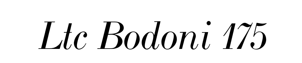 Ltc Bodoni 175