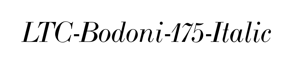 LTC-Bodoni-175-Italic