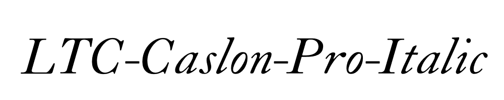 LTC-Caslon-Pro-Italic