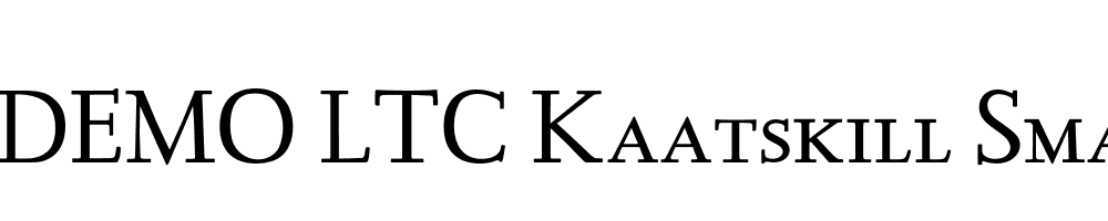  DEMO LTC Kaatskill Small Caps Regular