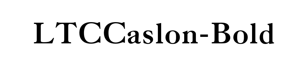 LTCCaslon-Bold