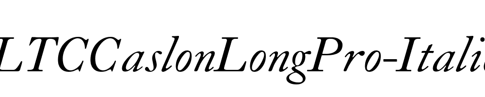 LTCCaslonLongPro-Italic