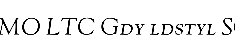 FSP DEMO LTC Gdy ldstyl SC Italic