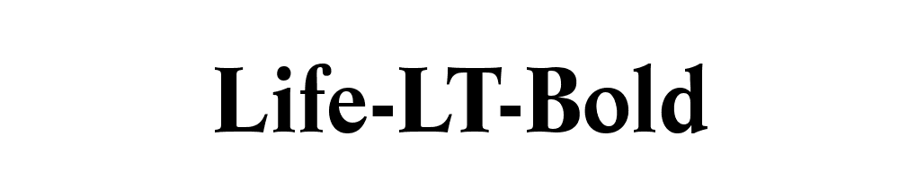 Life-LT-Bold