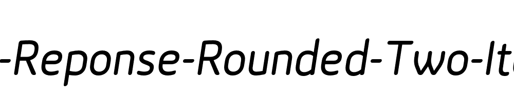 LT-Reponse-Rounded-Two-Italic