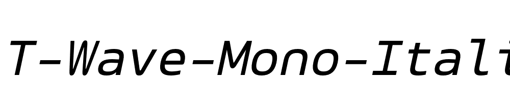 LT-Wave-Mono-Italic