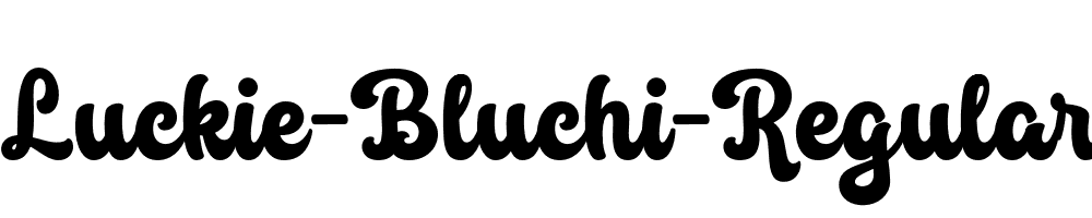 Luckie-Bluchi-Regular