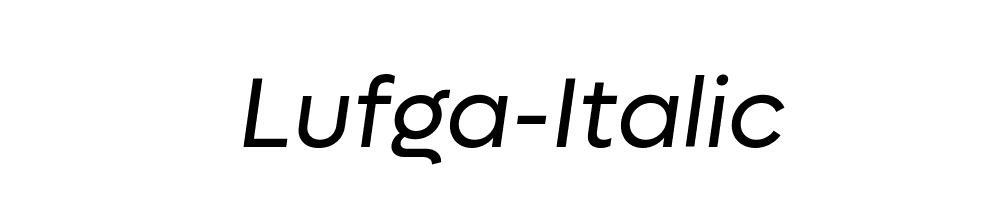 Lufga-Italic