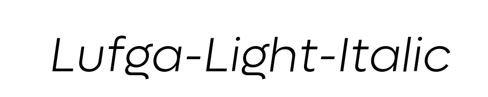 Lufga-Light-Italic