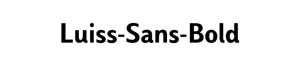 Luiss-Sans-Bold