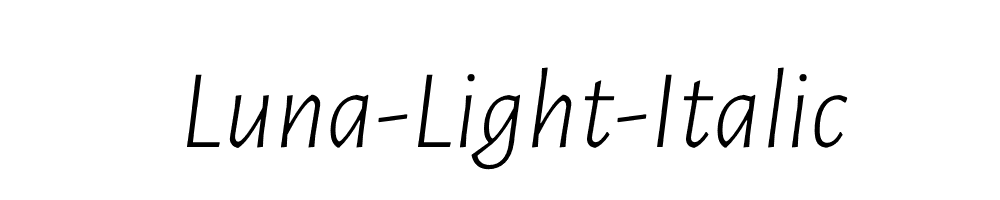 Luna-Light-Italic