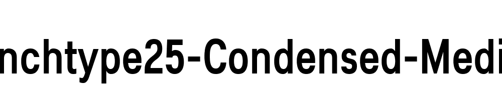 Lunchtype25-Condensed-Medium