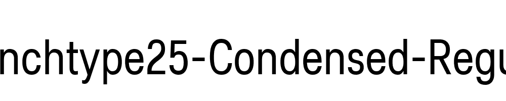 Lunchtype25-Condensed-Regular