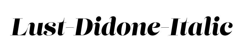 Lust-Didone-Italic