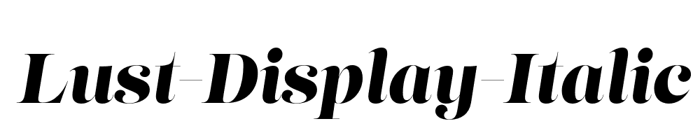 Lust-Display-Italic