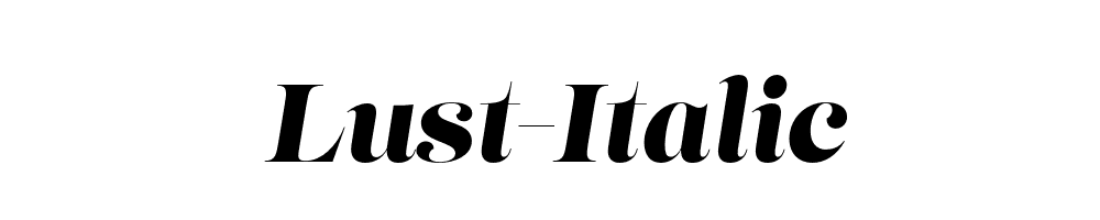 Lust-Italic