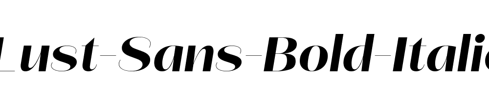 Lust-Sans-Bold-Italic