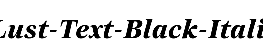 Lust-Text-Black-Italic