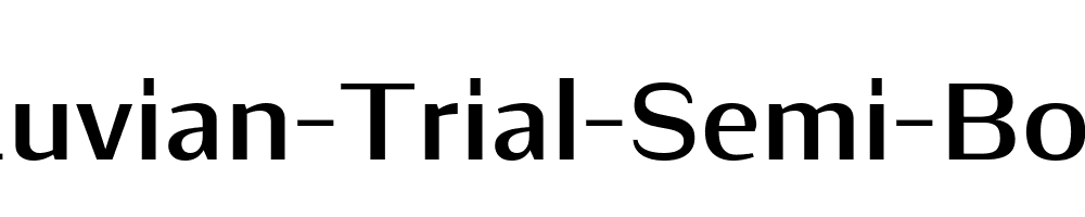 Luvian-Trial-Semi-Bold