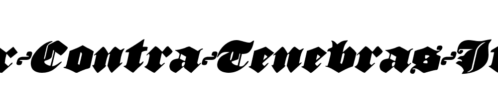 Lux-Contra-Tenebras-Italic