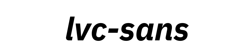 Lvc Sans