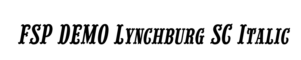 FSP DEMO Lynchburg SC Italic