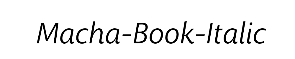 Macha-Book-Italic