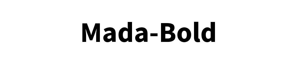 Mada-Bold