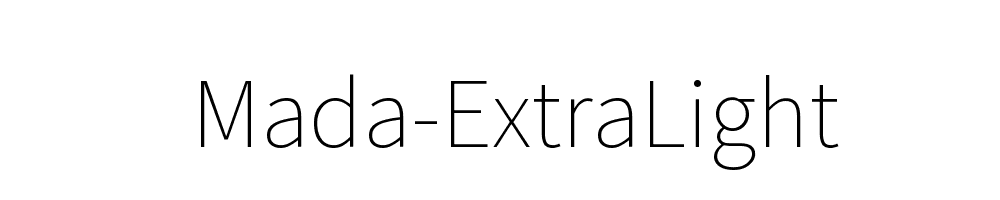 Mada-ExtraLight