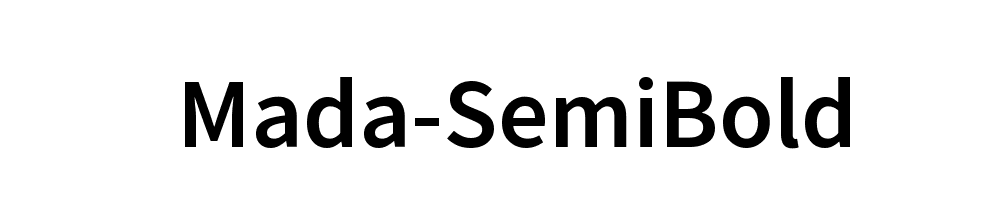 Mada-SemiBold