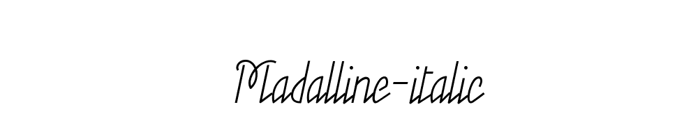 Madalline-italic